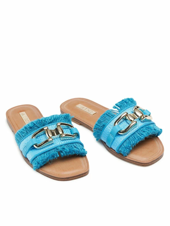 Aldo Γυναίκες Παντόφλες Fringie 16241150 Μπλε - Image 5